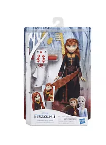 Disney Frozen II Sister Styles Prinzessin Anna Modepuppe mit Friseur NEU - Bild 1 von 9
