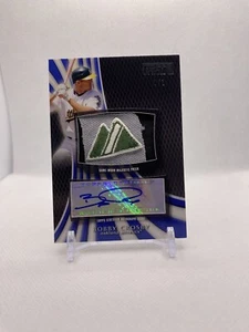 2009 Topps Unique Bobby Crosby Majestic Logo Patch Auto 1/1  - Picture 1 of 2