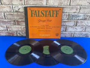 Vintage Vinyl Record Box Set "Falstaff" a Lyrical Comedy by Arrigo Boito - Picture 1 of 7