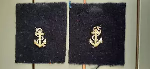 Pattes de col TROUPES COLONIALES 1900/1945 Uniforme WWII RIC RTS France N°4 - Foto 1 di 4