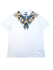 Versace Collection T-Shirt Neck Logo Print weiß Gr. XXXL - neu mit Etikett - UVP 140£ - Bild 1 von 9