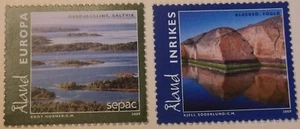 Finland Aland Stamp 291-2 MNH Cat $4.90 Geology Topical - Picture 1 of 1