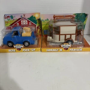 Chevron Car Pete Pickup & Horace & Trailer Collectible Toy Car 1997 - Picture 1 of 7