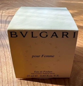 NEW Bvlgari Pour Femme Eau de Parfum 25ml/ 0.84 fl.oz. EDP Spray New w/BOX HW1 - Picture 1 of 7