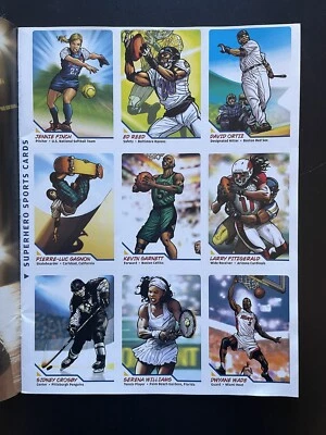 SERENA WILLIAMS Superhero Alex Ovechkin Poster March 2009 SI For Kids Magazine - Imagem 1 de 4