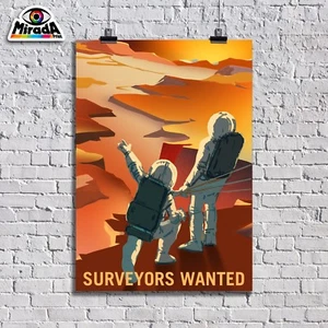 POSTER NASA MARS EXPLORATION MARS EXPLORERS SURVEYORS WANTED 04 TOP QUALITÄT - Bild 1 von 1