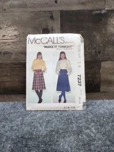Retro McCall's 7237 Misses Wickelrock Größe M ungeschnitten Schnittmuster OOP - Bild 1 von 10