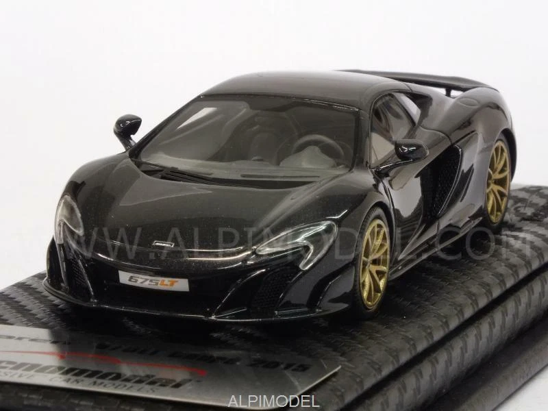 McLaren 675 LT Coupe 2015  Onyx Black 1:43 TECNOMODEL TM43-EX01B - Immagine 1 di 1
