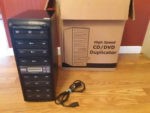 Megalynx7 Systor Multi  DVD CD High Speed Pro Duplica​tor 1-7 Burner Tower - Picture 1 of 12