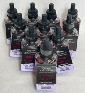 X 10 Bath & Body Works Wallflower Plug In Bulb Refill Luminous Fragrance NEW