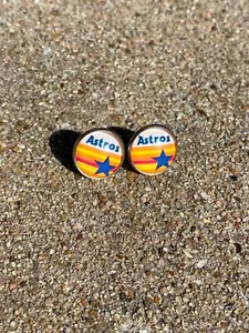 Houston Astros Stud Earrings - Picture 1 of 3