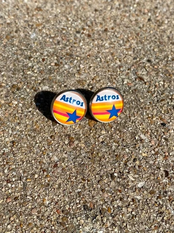 Houston Astros Stud Earrings Cover