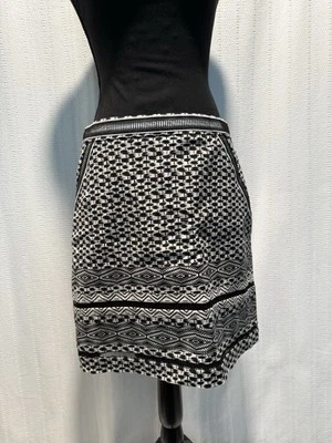 Falda Casa Blanca Mercado Negro Blanco y Negro Talla 8 #200 Foto 1 de 4