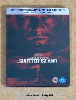 SHUTTER ISLAND - UK EXCLUSIVE 4K UHD + BLU RAY STEELBOOK - NEW & SEALED - Image 1 of 4