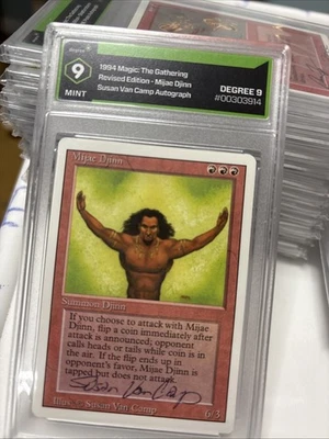 1994 MTG 9 Mijae Djinn Signed By Van Camp, revised edition - Image 1 of 4