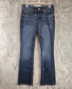Ariat REAL Jeans Damen 28R Rosa Lita Low Rise Westernstiefel Cowgirl Western - Bild 1 von 13
