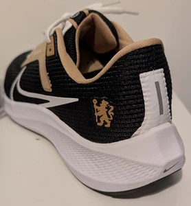 Chelsea FC Limited Edition Nike Pegasus 40 - New In Box - Black White Gold - Picture 1 of 6