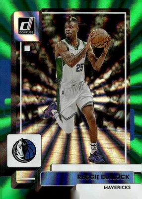 Reggie Bullock 2022-23 Donruss Green Laser - #183 - Dallas Mavericks - Image 1 of 2
