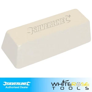Silverline White Polishing Compound 500g Buffing Steel Hard Metals Iron - Picture 1 of 2
