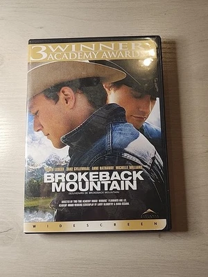 Brokeback Mountain (DVD, 2005, Widescreen) Heath Ledger & Jake Gyllenhaal - Image 1 of 4