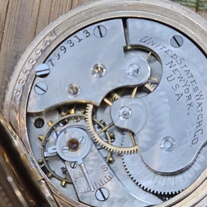 1905 US Watch Co. NY Gold FilledWomen's Pocket Watch - Pls Read! - Picture 1 of 10