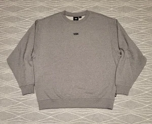 Vans Skate Classics Crew Sweatshirt Heather Gray Mens Size Small Fits like Large - Picture 1 of 4