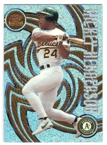 1998 Pacific Revolution RICKEY HENDERSON Foil Card #107 - Bild 1 von 2