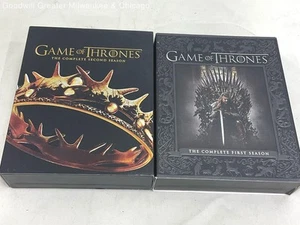 HBO Game Of Thrones Complete First Second Season DVD Set Multicolor Drama - Picture 1 of 8