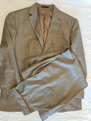 TRAJE HOMBRE TOSTADO RALPH LAUREN 2 piezas Primavera/Verano Lana Clásico 48r EXCELENTE ESTADO Foto 1 de 4