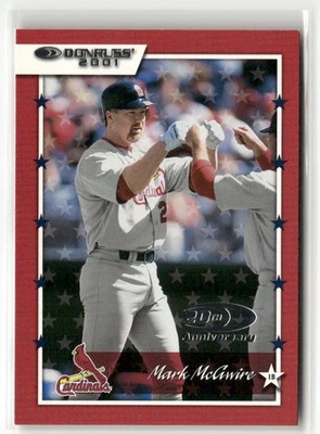 2001 DONRUSS #15 MARK MCGWIRE ST. LOUIS CARDINALS - Image 1 of 2