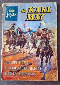 Karl May spanischer Comic, farbig, DIN A4", 1978, 3 Comic in einem Heft - Bild 1 von 5