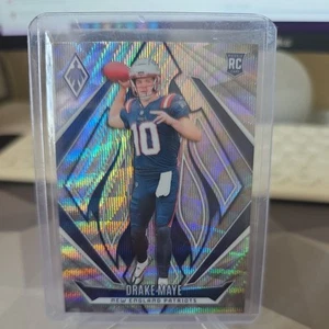 2024 Phoenix Football Drake Maye Silver Wave (RC) Patriots SSP - Picture 1 of 2