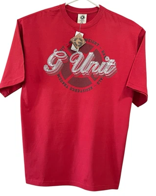 Vintage Y2K G-Unit Heavyweight Red T-Shirt Men’s  XL Streetwear NWT NOS - Image 1 of 4