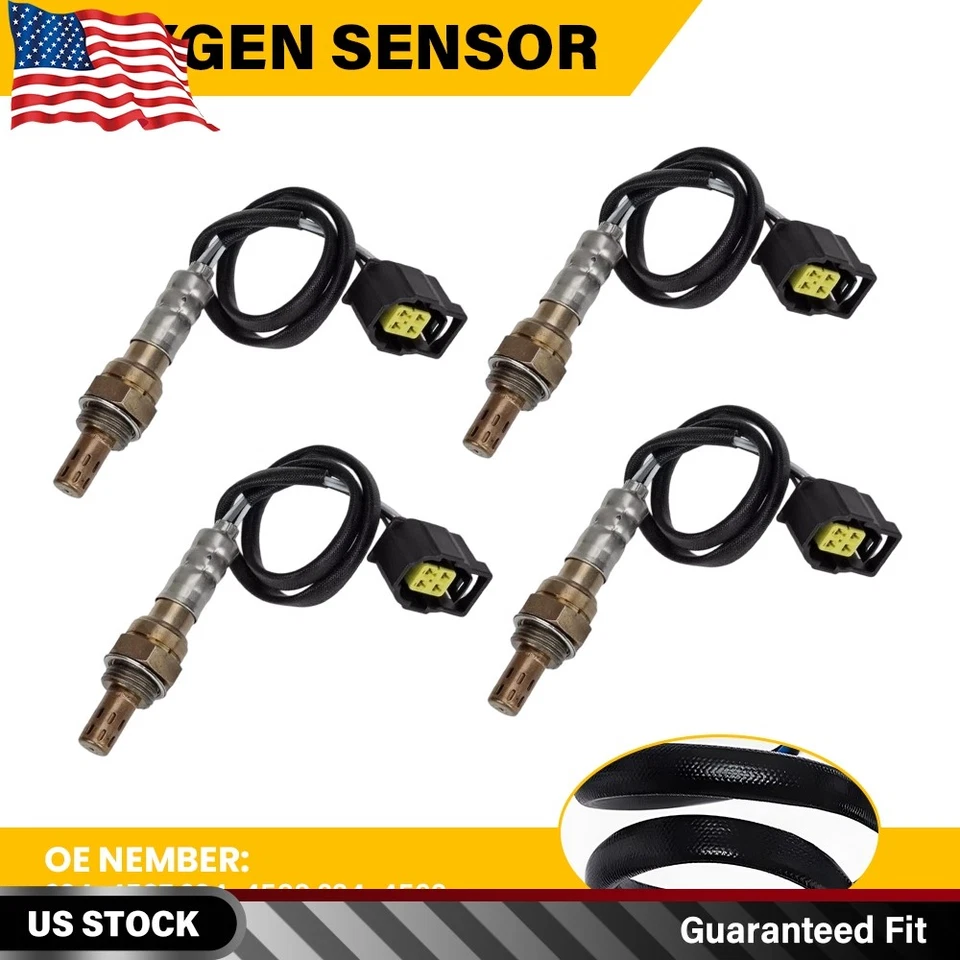 Set of 4 Oxygen Sensor Upstream Downstream O2 For Jeep Wrangler 2001-2018 23159 - Image 1 of 4