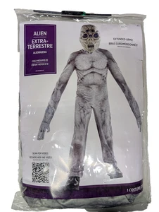 Alien Extra-Terrestrial Halloween Costume Child Large 12-14 NEW - Picture 1 of 1