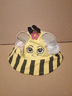 Nuevo Sombrero Critter Bebé Niña Amarillo Abeja Rayas Verano 0-6 Meses por So'Dorabale Foto 1 de 4