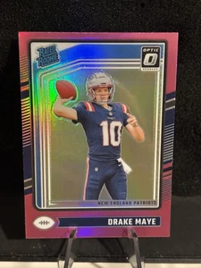 2024 Panini Donruss Optic - Rated Rookie Drake Maye #229 Pink Prizm (RC) - Picture 1 of 1