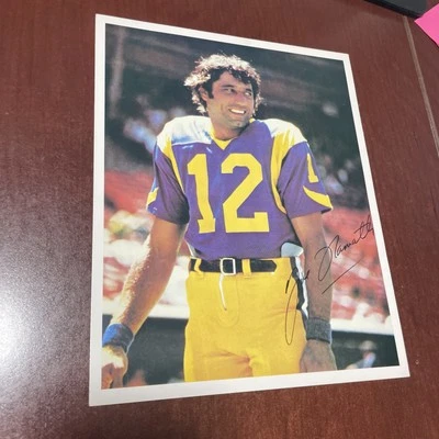 1977  Rams Joe Namath autograph - Image 1 of 4