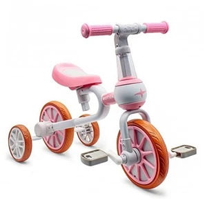 3 in 1 Toddler Bike for 2-4 Year Old Girl Boy, Kids Tricycle with Adjustable - Picture 1 of 7