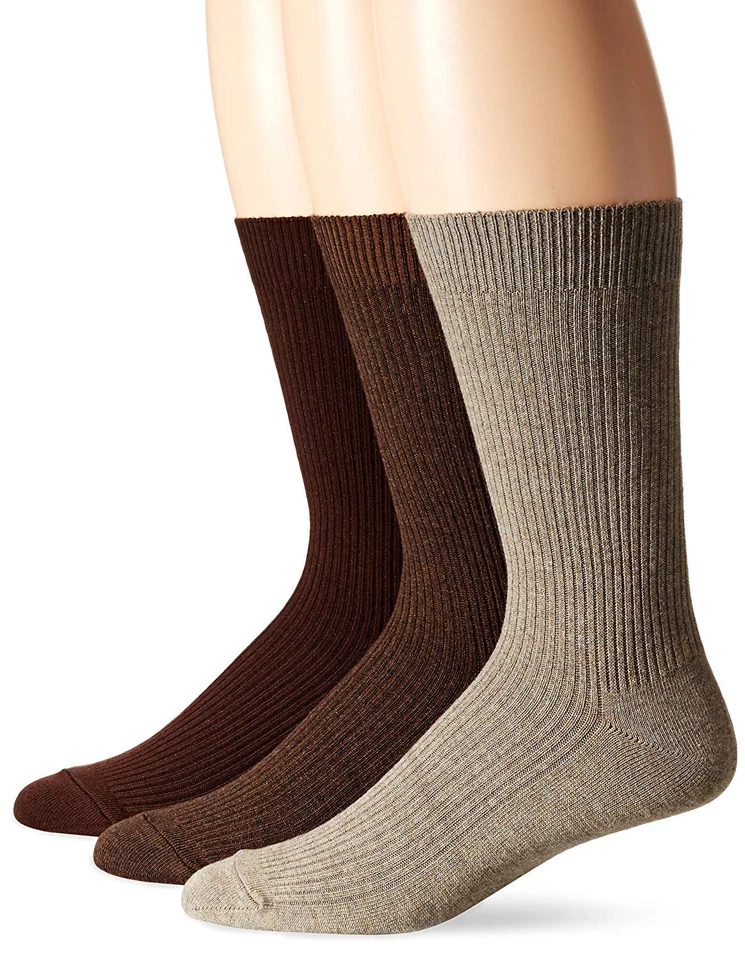 Calcetines Dockers para hombre ligeros, negro Asst, 3 pares Foto 1 de 1