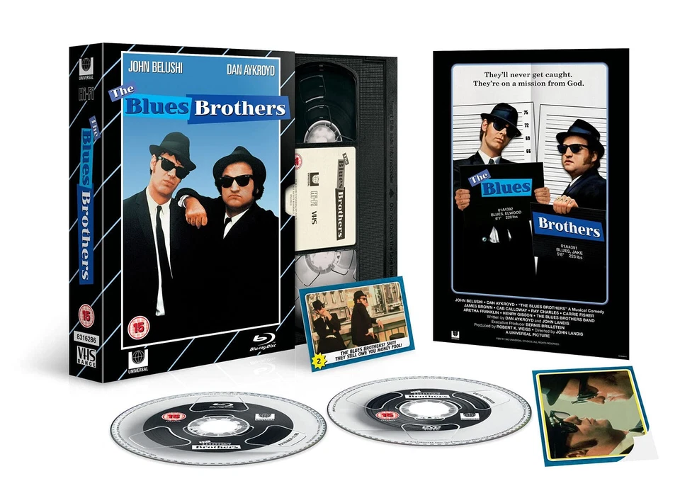 The Blues Brothers Limited Edition VHS Collection - DVD Blu Ray Poster 1980