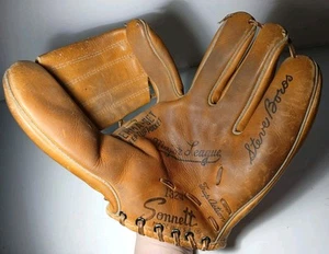 1960s Old Vintage Steve Boros Baseball Glove Detroit Tigers Cincinnati Reds USA - Picture 1 of 24