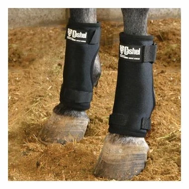 Bota Cashel Stall Sore preta: proteja as pernas dianteiras do seu cavalo - Imagem 1 de 1