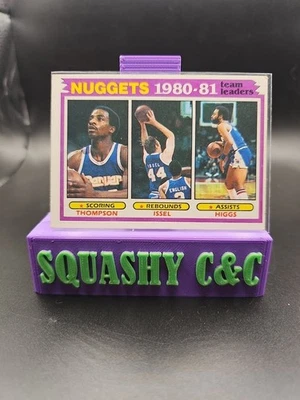 1981-82 Topps - Líderes de equipo David Thompson, Dan Issel, Kenny Higgs #49 (RC) Foto 1 de 2