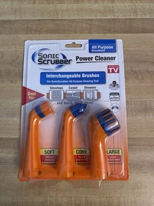 Nuevo limpiador eléctrico limpiador sónico multiusos cepillos intercambiables - Imagen 1 de 7