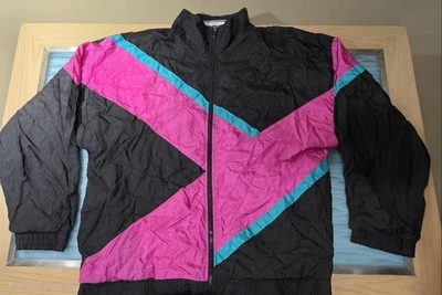 Chaqueta cortavientos vintage Longstreet Petite grande para correr en pista años 90 excelente Foto 1 de 4