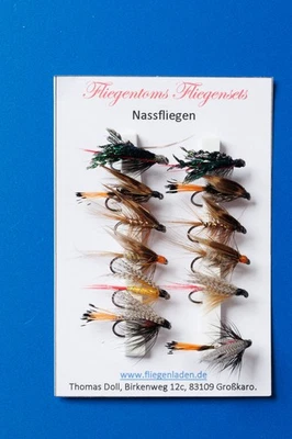 Fliegentom - Sortiment Nassfliegen - Bild 1 von 4