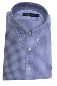 Ralph Lauren Polo Herren Langarm Oxford Hemd, blau/weiß, 17,5"-34/35" - Bild 1 von 4