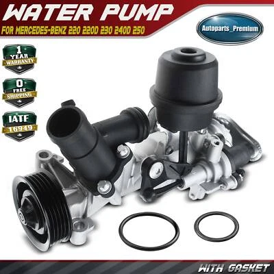 Engine Water Pump for Mercedes-Benz 220 230 240D 250 280 280S 300CD 300SD 300SEL - Image 1 of 4