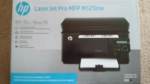 Brand New HP Laserjet Pro M125nw Wireless B&W Laser All-in-one Printer - Picture 1 of 3